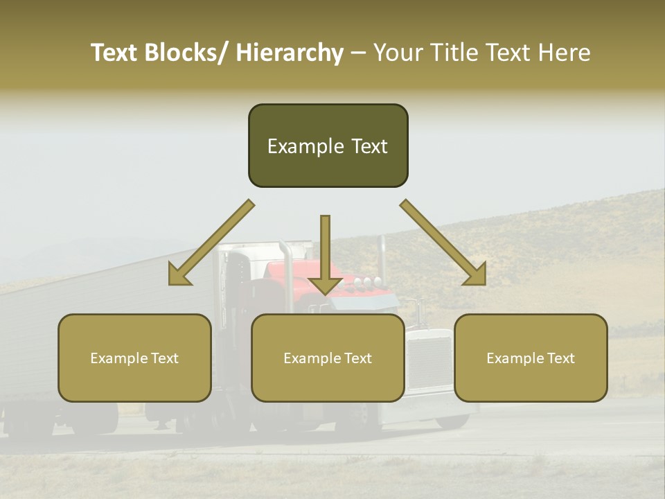 Pass Asphalt Hauler PowerPoint Template