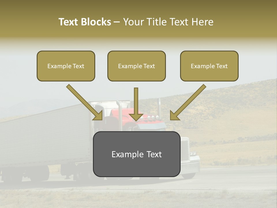 Pass Asphalt Hauler PowerPoint Template