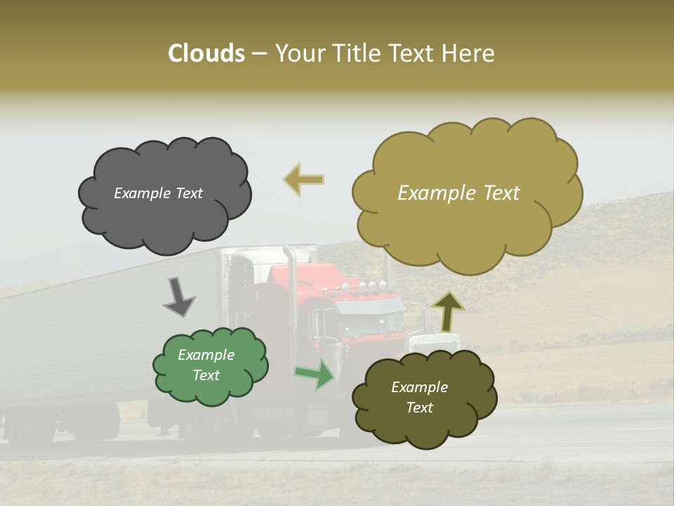 Pass Asphalt Hauler PowerPoint Template