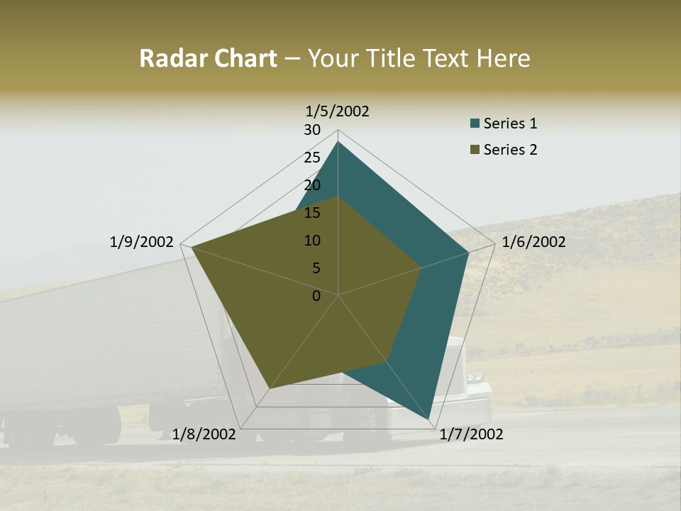 Pass Asphalt Hauler PowerPoint Template