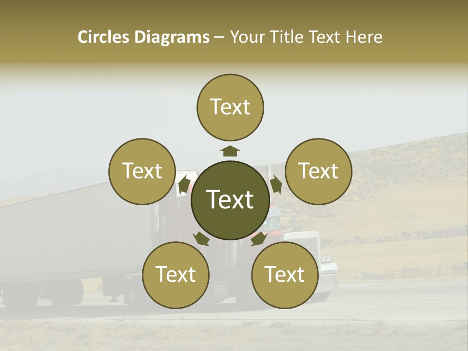 Pass Asphalt Hauler PowerPoint Template