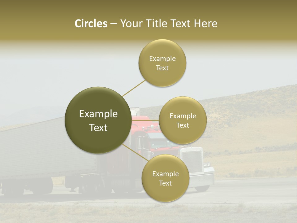 Pass Asphalt Hauler PowerPoint Template