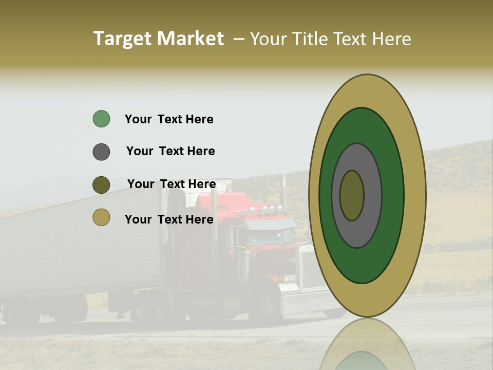 Pass Asphalt Hauler PowerPoint Template