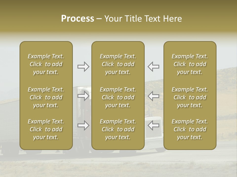 Pass Asphalt Hauler PowerPoint Template