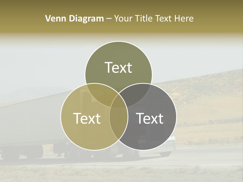 Pass Asphalt Hauler PowerPoint Template