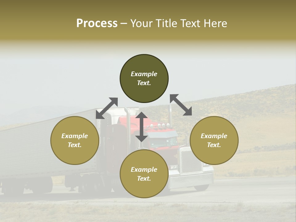 Pass Asphalt Hauler PowerPoint Template