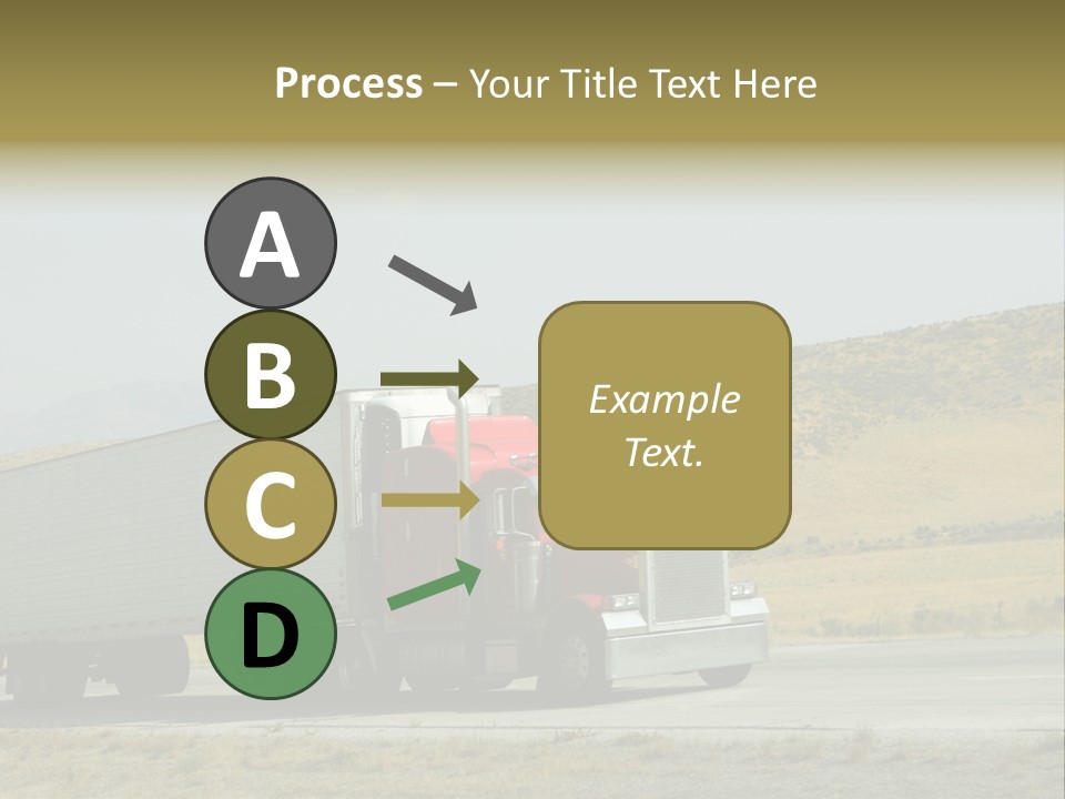 Pass Asphalt Hauler PowerPoint Template