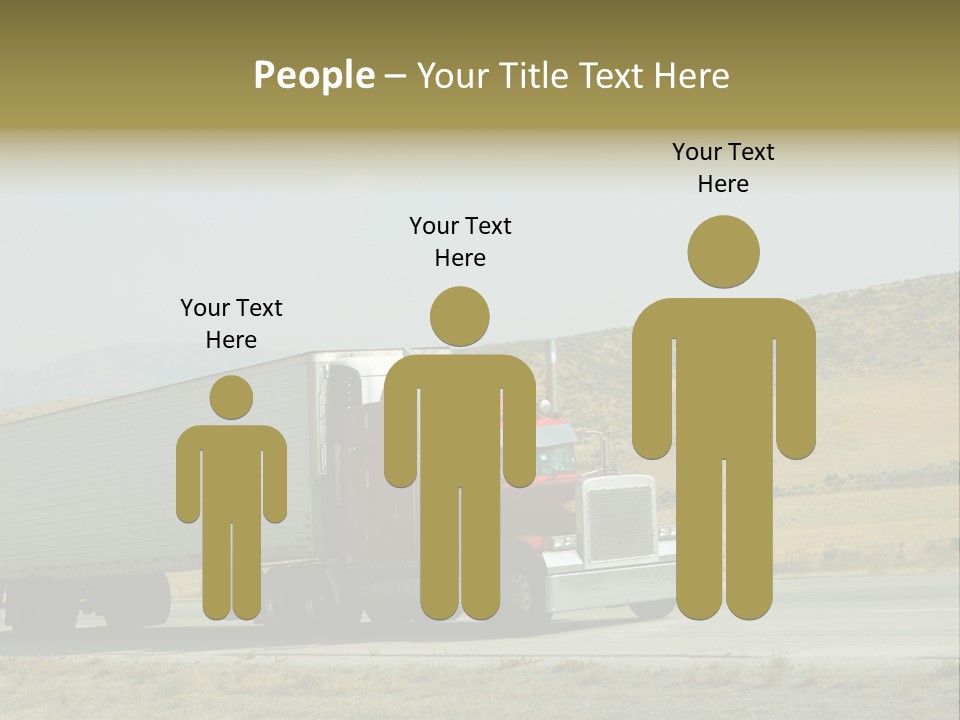 Pass Asphalt Hauler PowerPoint Template