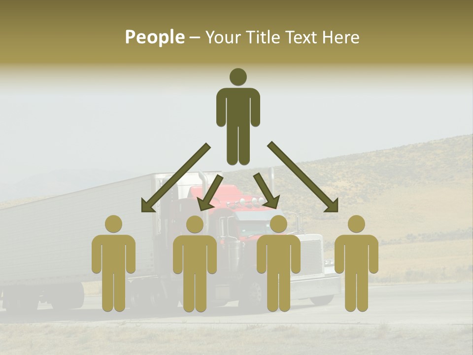 Pass Asphalt Hauler PowerPoint Template