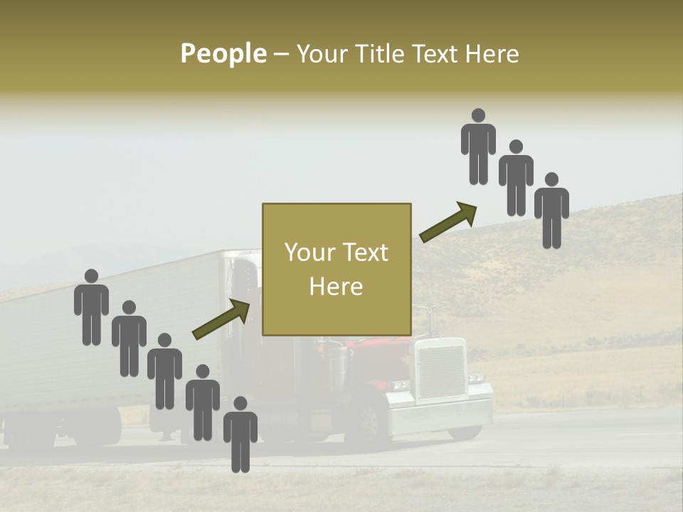 Pass Asphalt Hauler PowerPoint Template