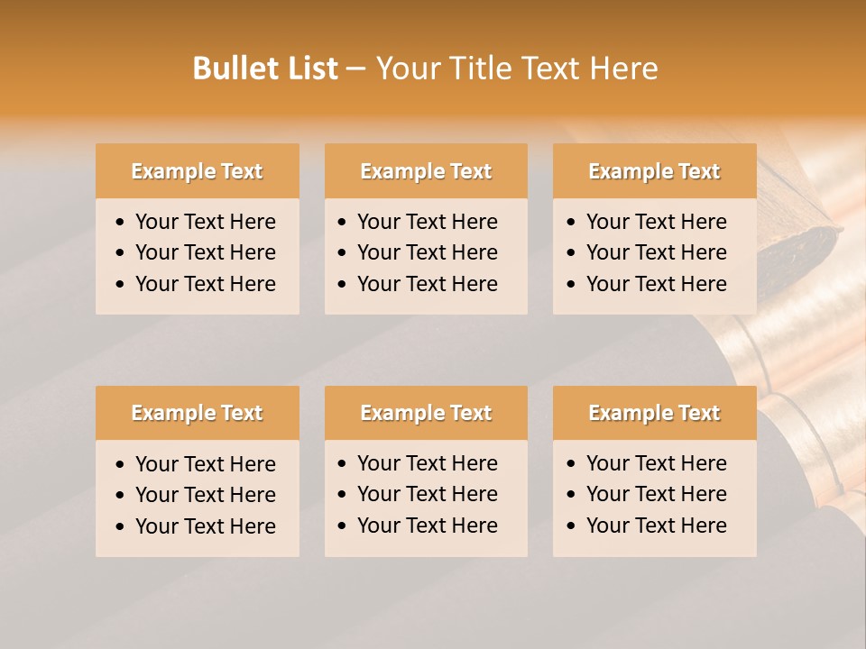Tobacco Humidor Cigarette PowerPoint Template