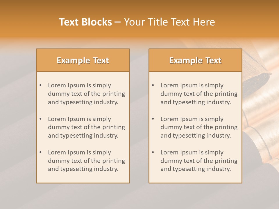 Tobacco Humidor Cigarette PowerPoint Template