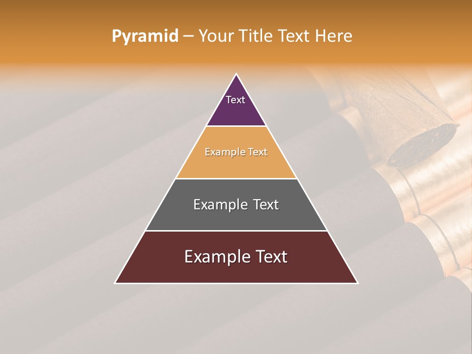 Tobacco Humidor Cigarette PowerPoint Template