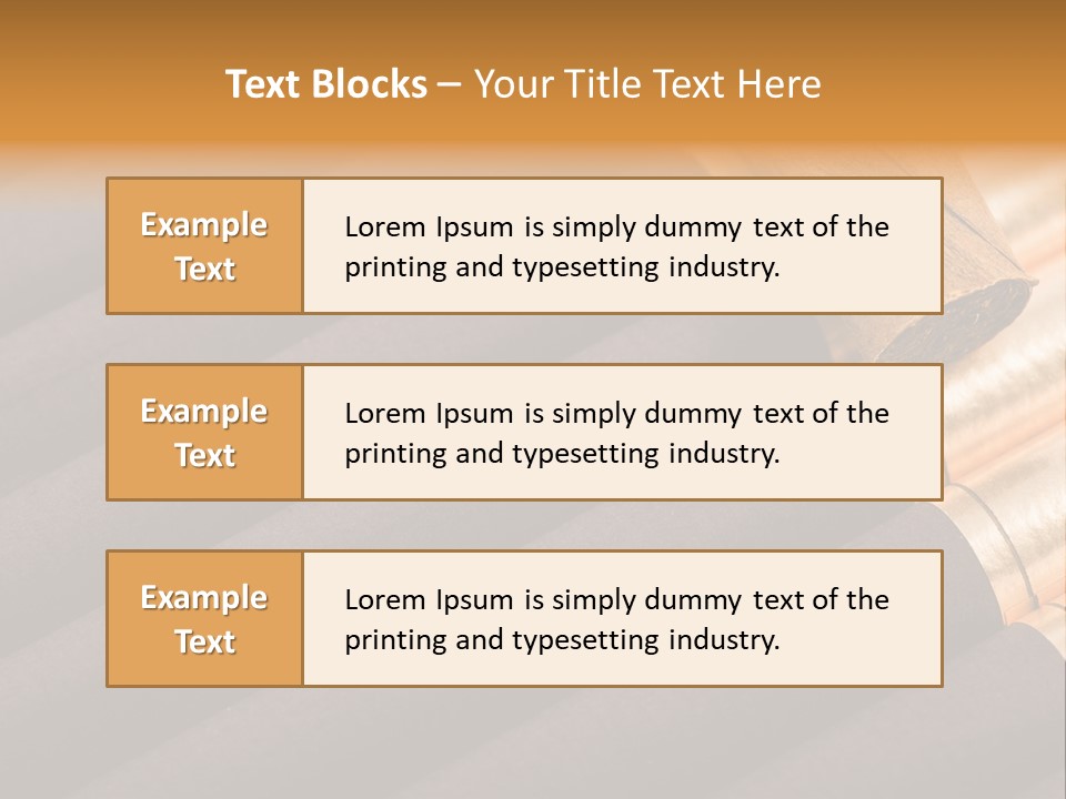 Tobacco Humidor Cigarette PowerPoint Template