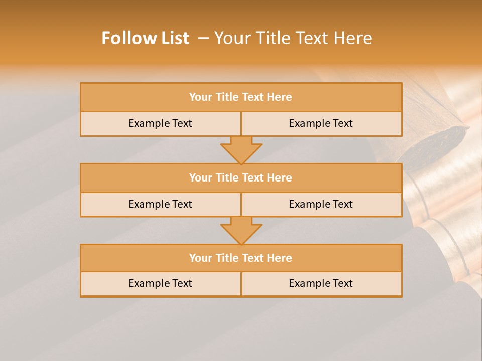 Tobacco Humidor Cigarette PowerPoint Template
