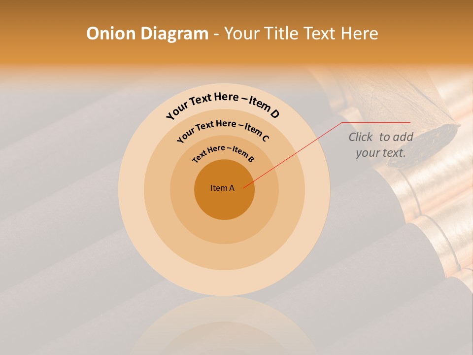 Tobacco Humidor Cigarette PowerPoint Template