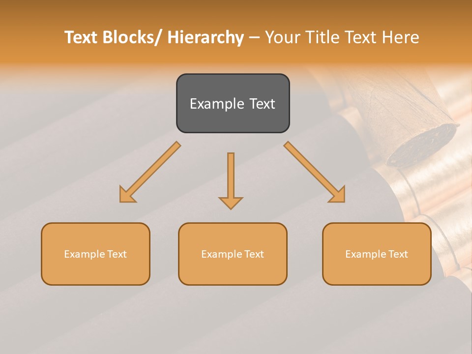 Tobacco Humidor Cigarette PowerPoint Template