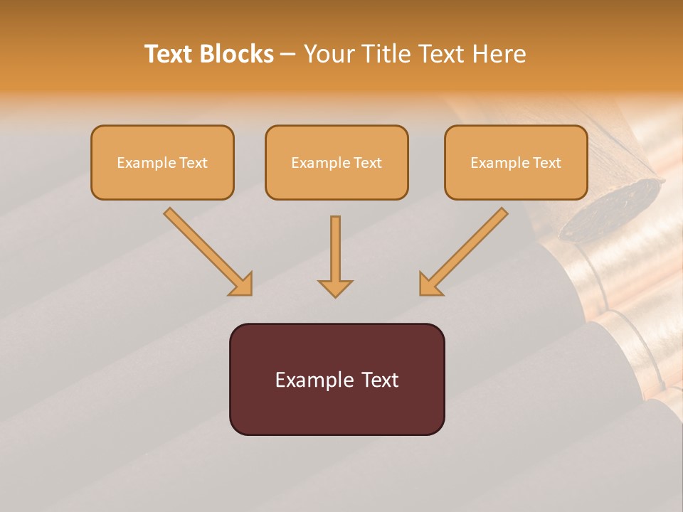 Tobacco Humidor Cigarette PowerPoint Template