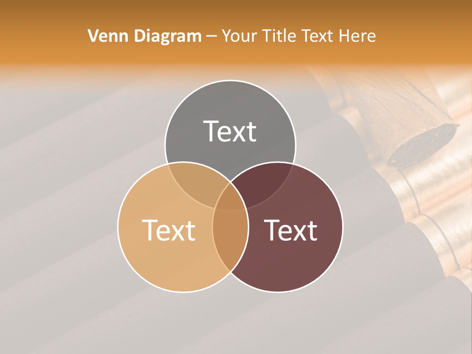 Tobacco Humidor Cigarette PowerPoint Template