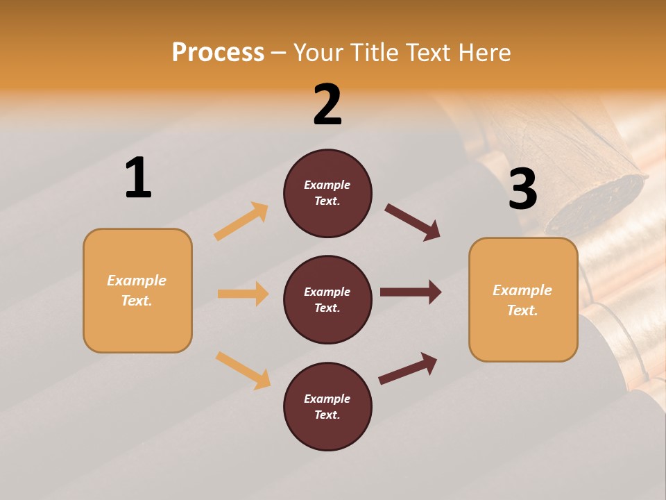 Tobacco Humidor Cigarette PowerPoint Template