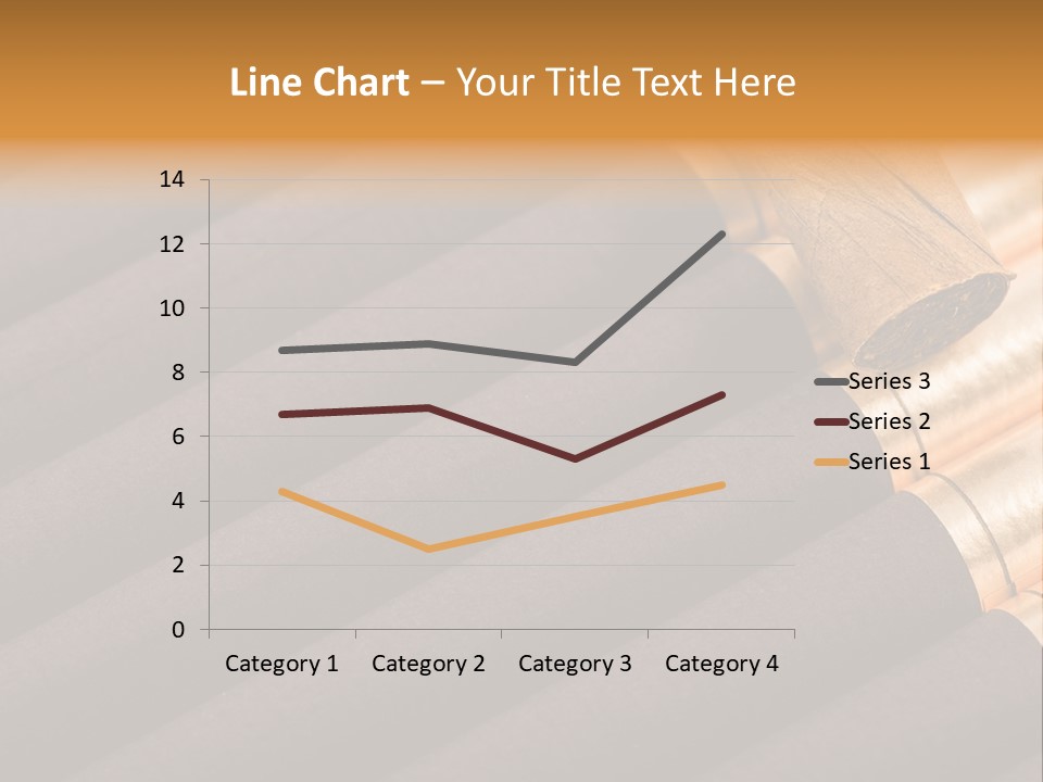 Tobacco Humidor Cigarette PowerPoint Template