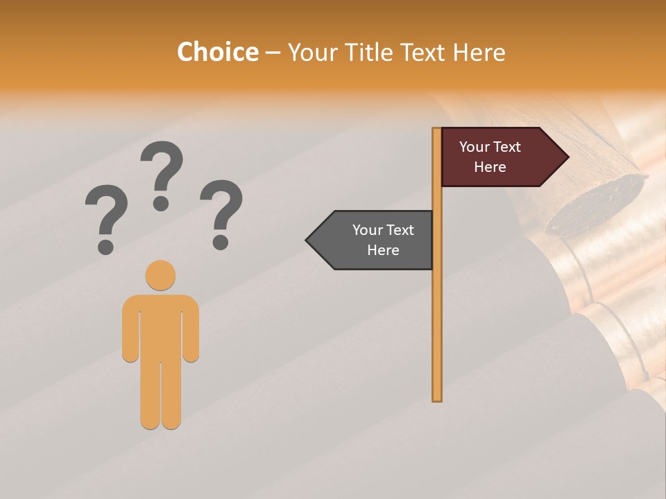 Tobacco Humidor Cigarette PowerPoint Template