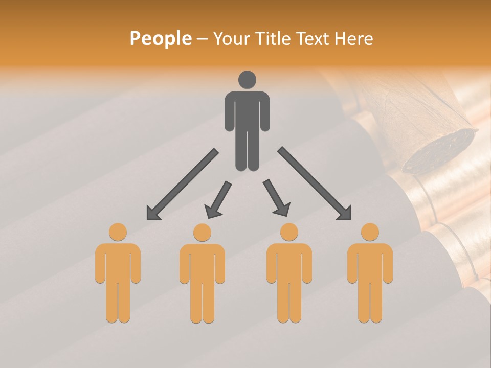 Tobacco Humidor Cigarette PowerPoint Template