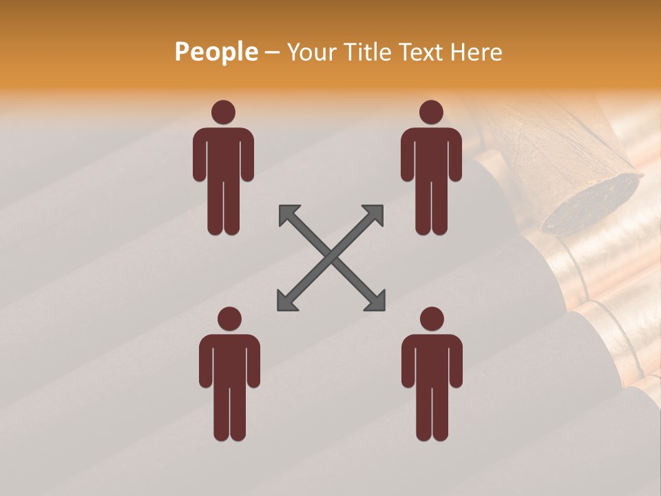 Tobacco Humidor Cigarette PowerPoint Template