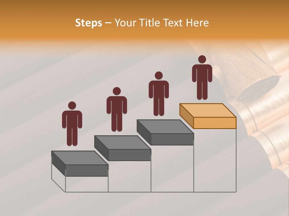 Tobacco Humidor Cigarette PowerPoint Template