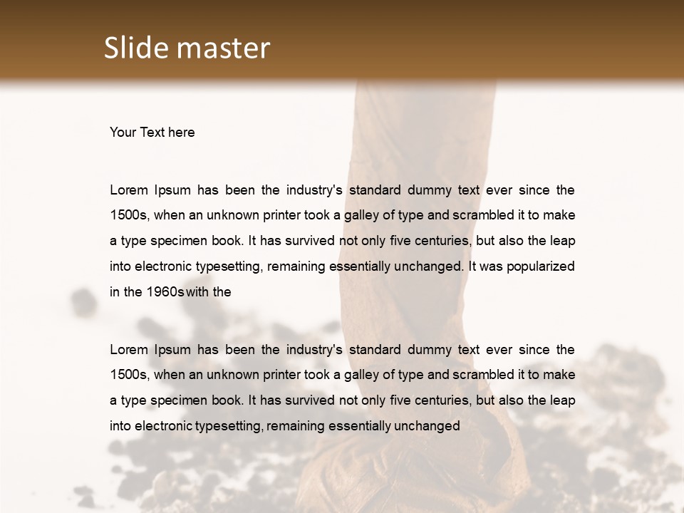 Nicotine Addiction Smoke PowerPoint Template