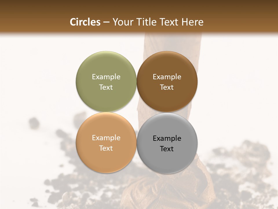 Nicotine Addiction Smoke PowerPoint Template