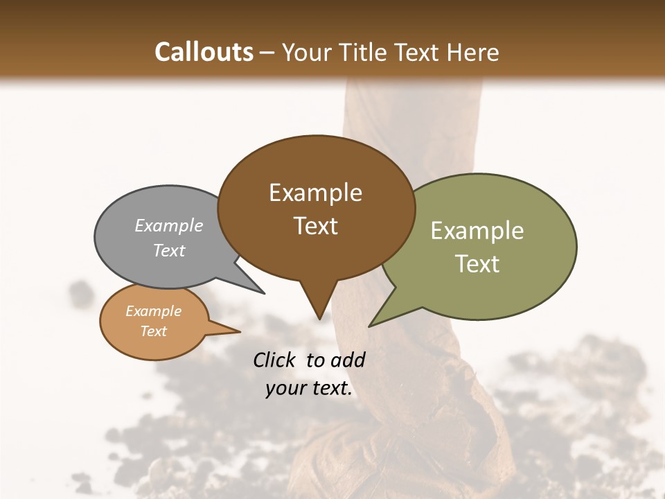 Nicotine Addiction Smoke PowerPoint Template