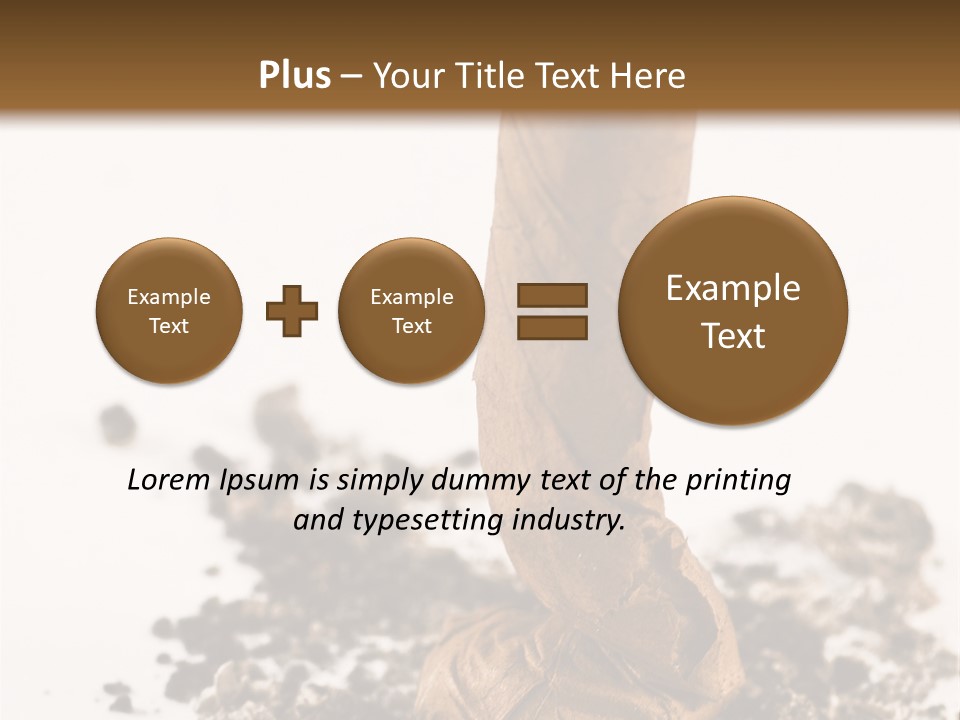 Nicotine Addiction Smoke PowerPoint Template