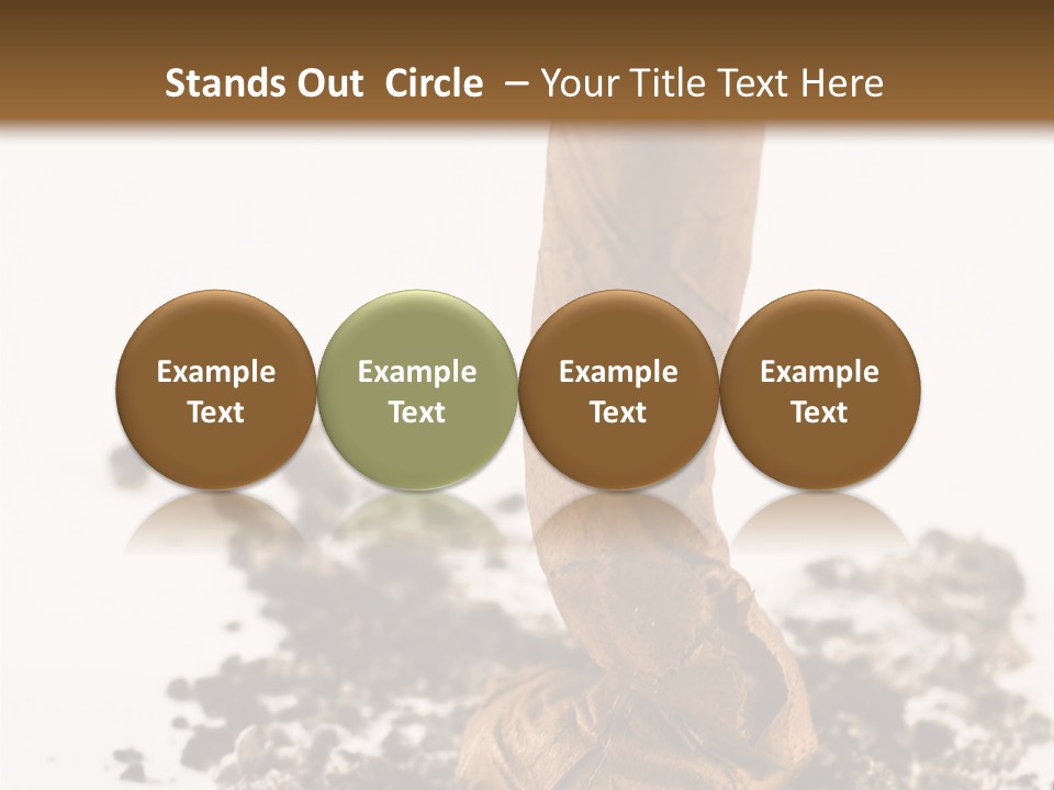 Nicotine Addiction Smoke PowerPoint Template