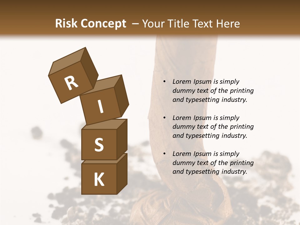 Nicotine Addiction Smoke PowerPoint Template