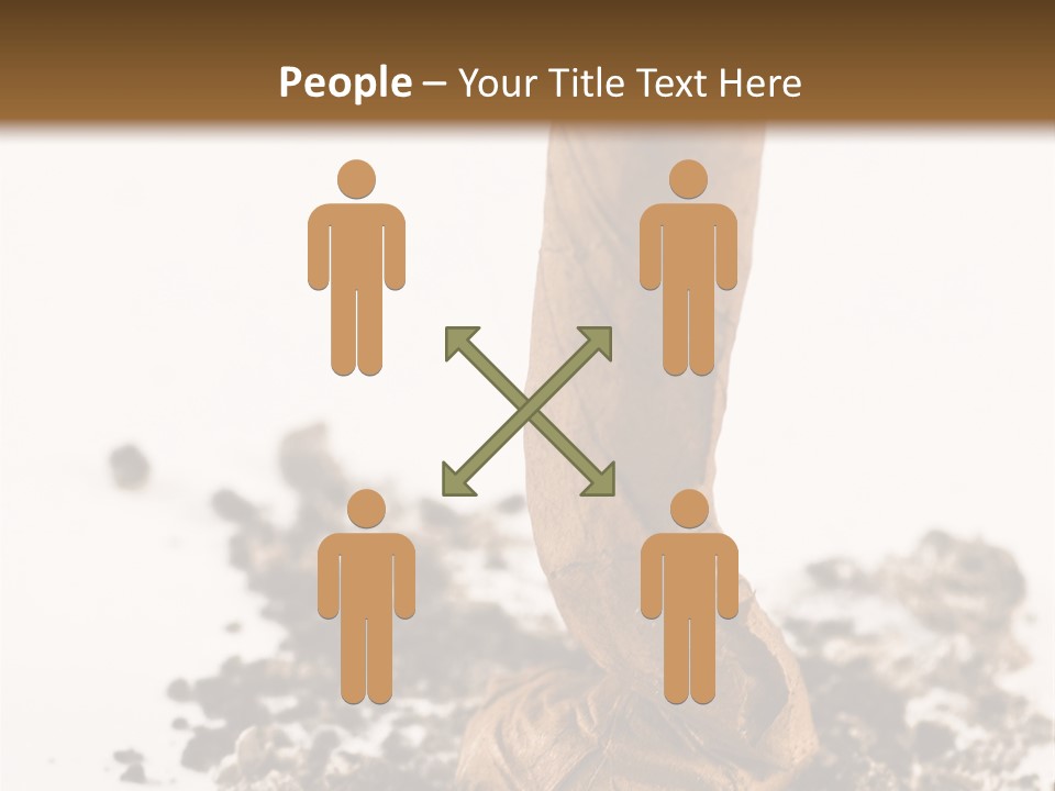 Nicotine Addiction Smoke PowerPoint Template