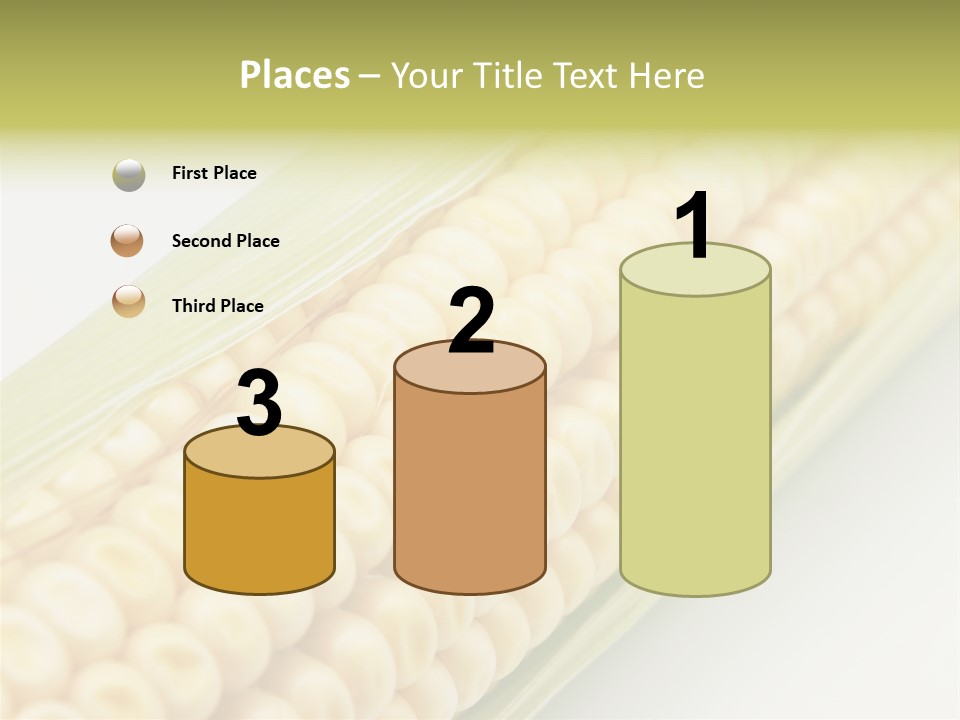 Fruit Food Corn PowerPoint Template