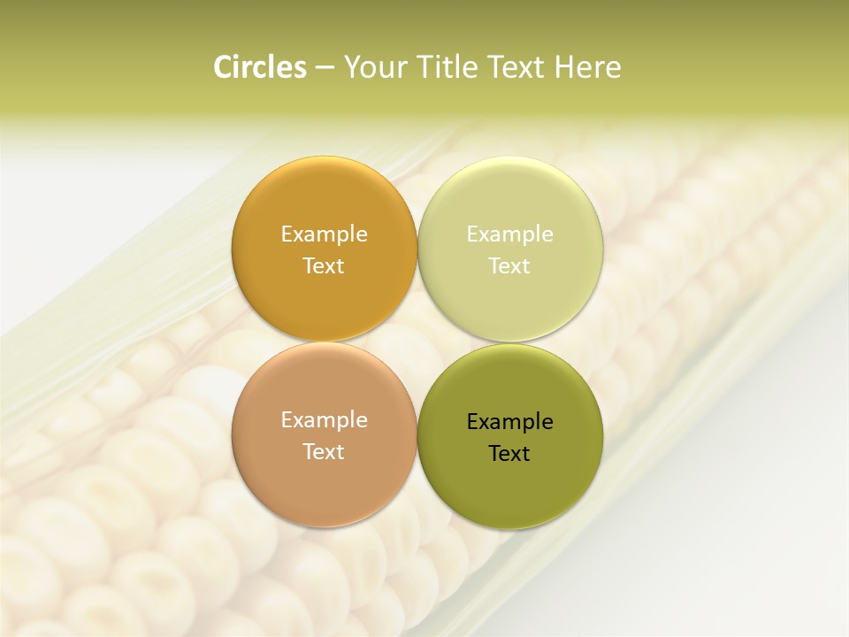 Fruit Food Corn PowerPoint Template