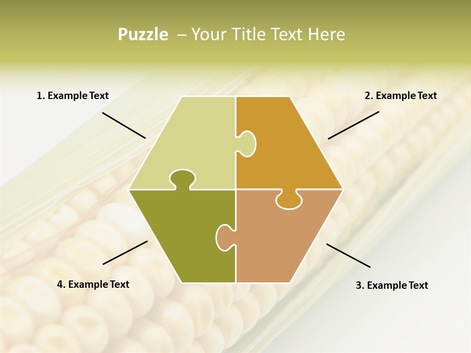 Fruit Food Corn PowerPoint Template