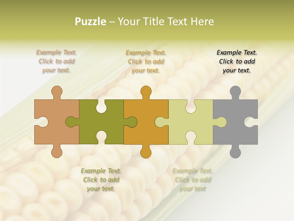 Fruit Food Corn PowerPoint Template