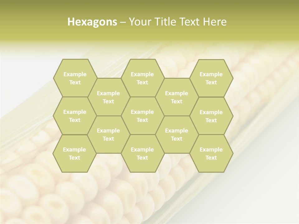 Fruit Food Corn PowerPoint Template