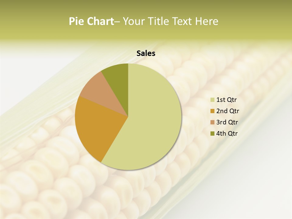 Fruit Food Corn PowerPoint Template