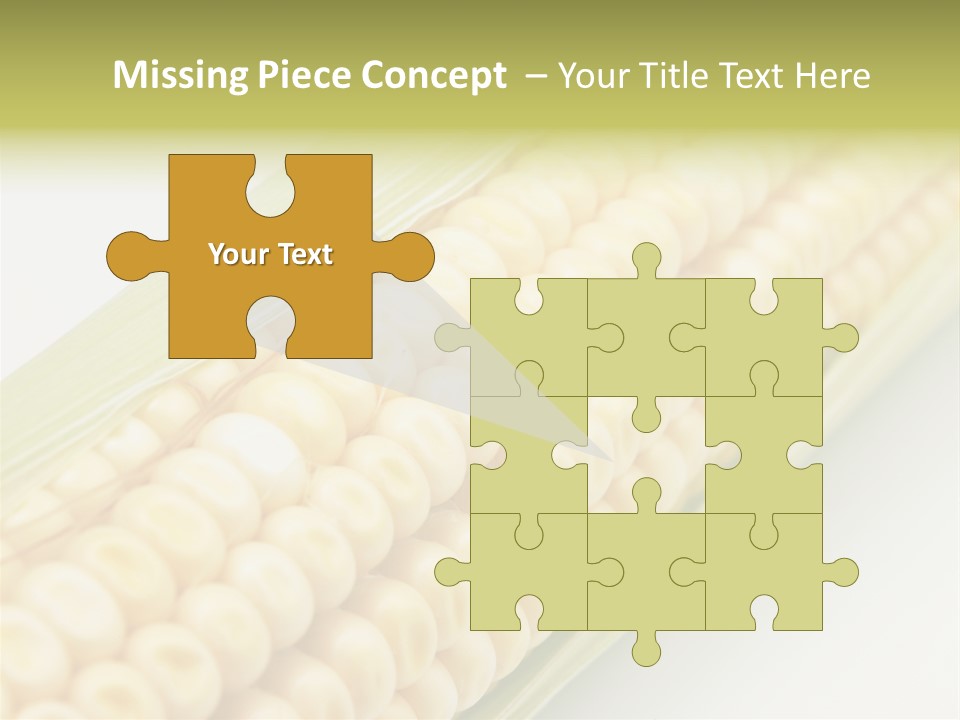 Fruit Food Corn PowerPoint Template