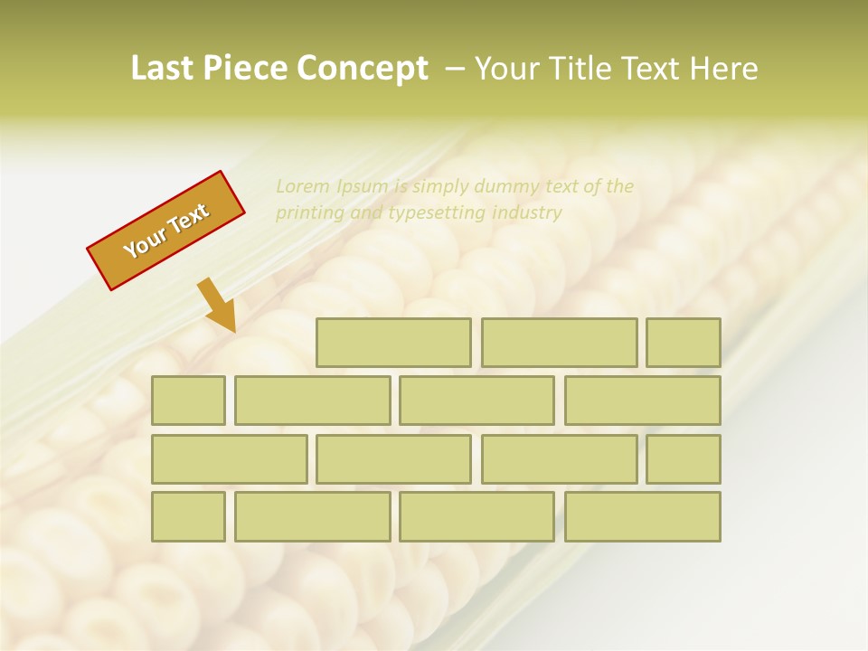 Fruit Food Corn PowerPoint Template