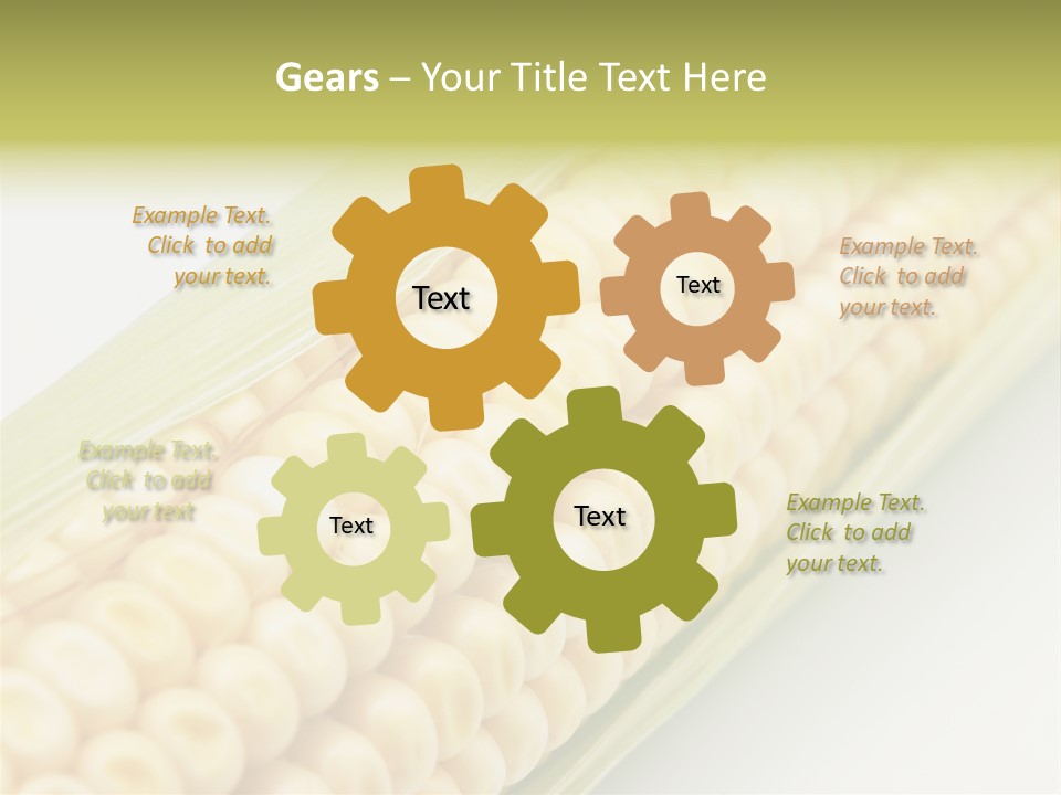 Fruit Food Corn PowerPoint Template