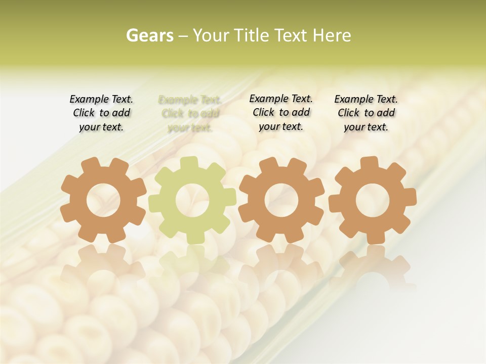 Fruit Food Corn PowerPoint Template