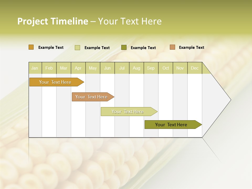 Fruit Food Corn PowerPoint Template