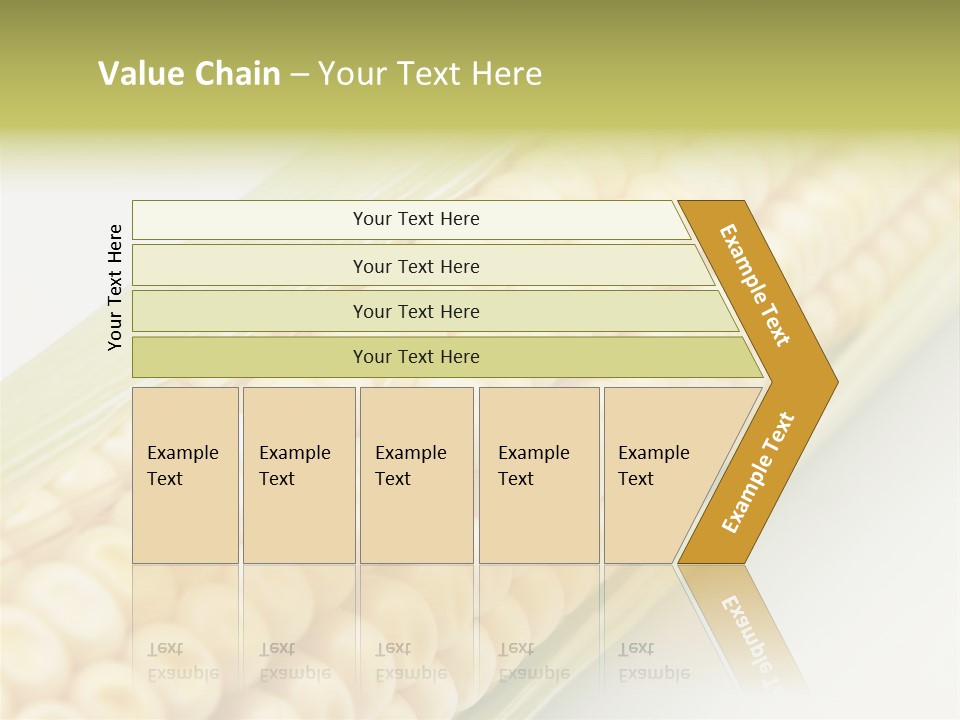 Fruit Food Corn PowerPoint Template