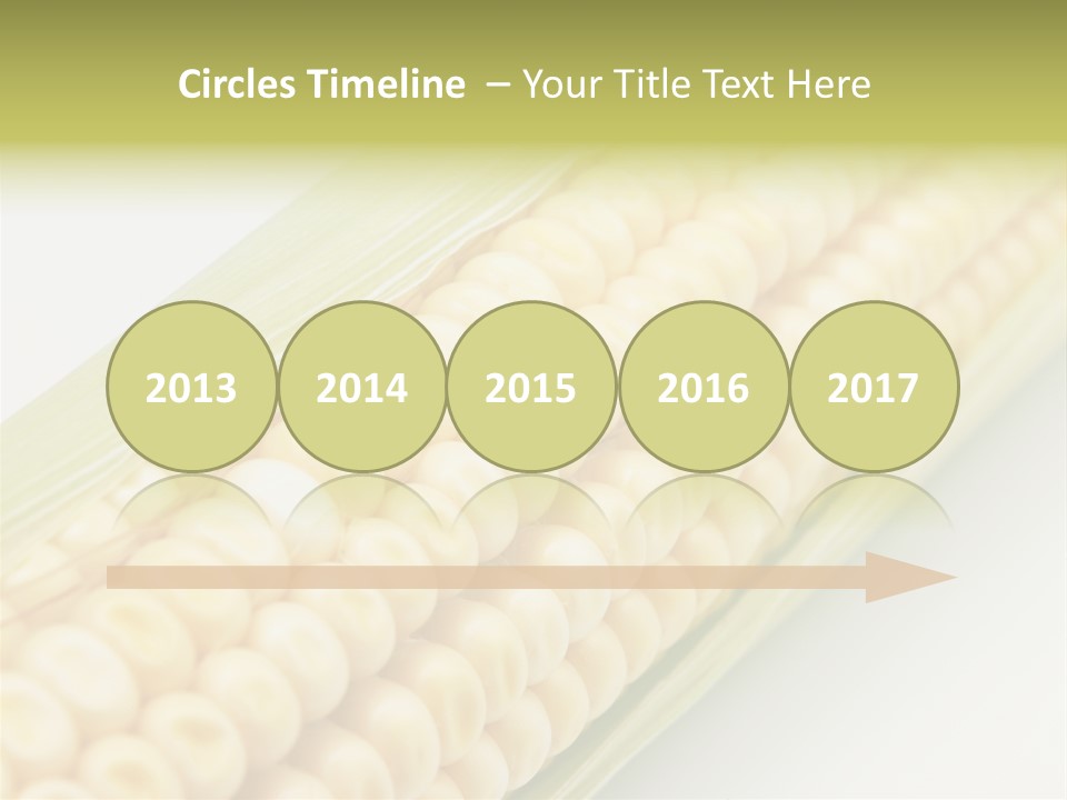 Fruit Food Corn PowerPoint Template