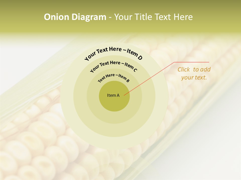 Fruit Food Corn PowerPoint Template